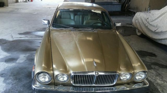 1984 Gold Jaguar S-Type 4 Door
