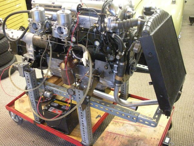 1955 Blue Jaguar XK120 Convertible