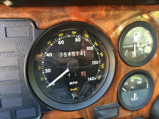 1985 Gold Jaguar XJ6 4 door sedan