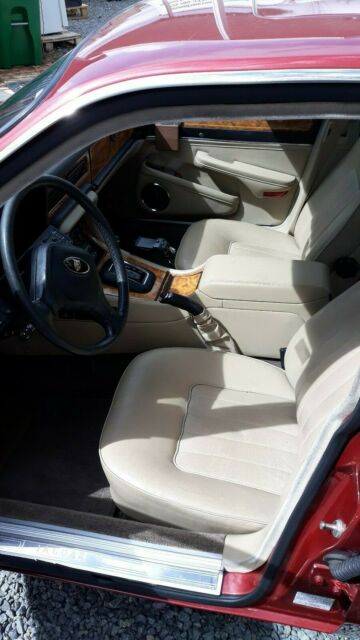 1988 Burgundy Jaguar XJ6 Sedan