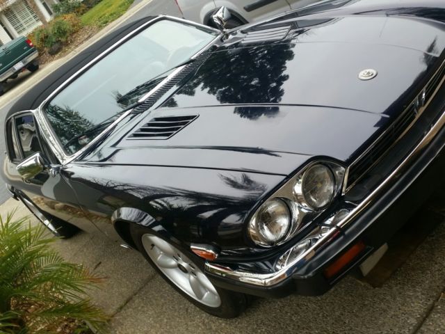 1987 Blue Jaguar XJS Convertible