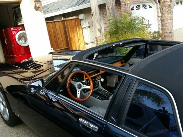 1987 Blue Jaguar XJS Convertible