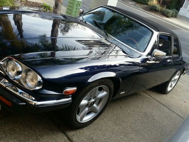 1987 Blue Jaguar XJS Convertible
