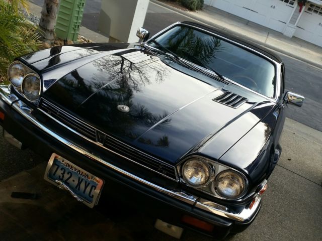 1987 Blue Jaguar XJS Convertible