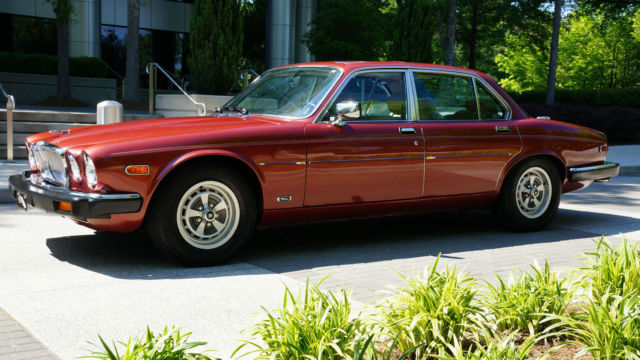1986 Cranberry Red Jaguar XJ6 Sedan