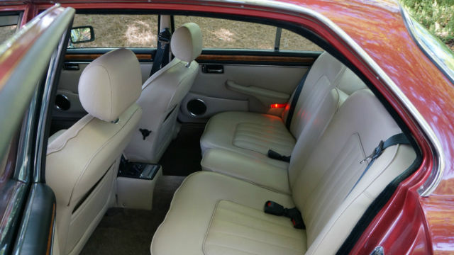 1986 Cranberry Red Jaguar XJ6 Sedan