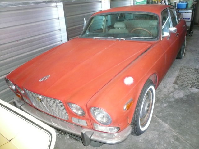 1972 Red Jaguar XJ6 Sedan