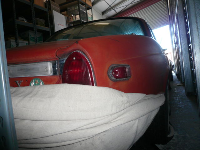 1972 Red Jaguar XJ6 Sedan