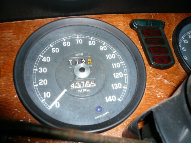 1972 Red Jaguar XJ6 Sedan