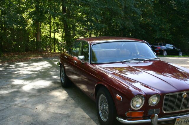 1973 regency red Jaguar XJ6 Sedan