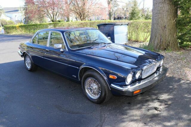 1987 Blue Jaguar XJ6 Sedan