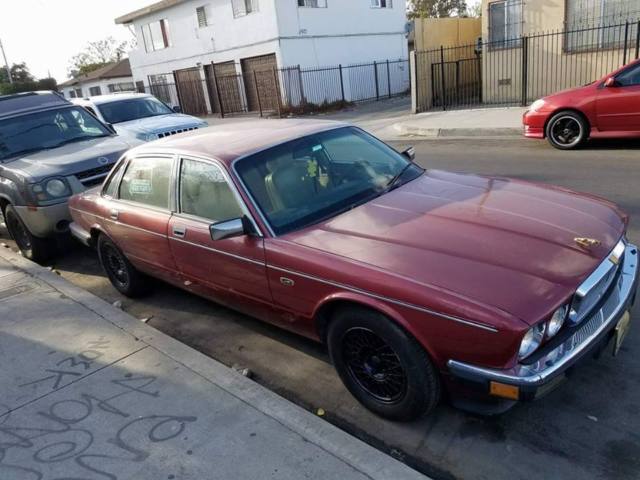 1988 Burgundy Jaguar XJ6 Sedan