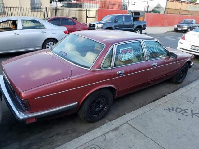 1988 Burgundy Jaguar XJ6 Sedan