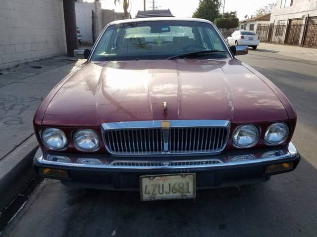 1988 Burgundy Jaguar XJ6 Sedan