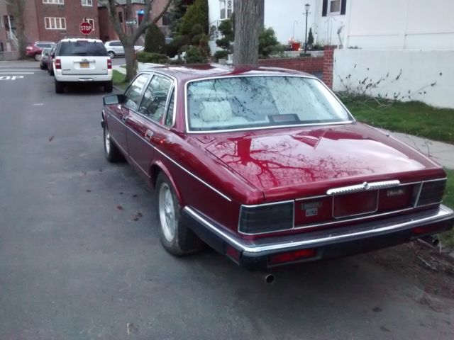 1994 Red Jaguar XJ Sedan