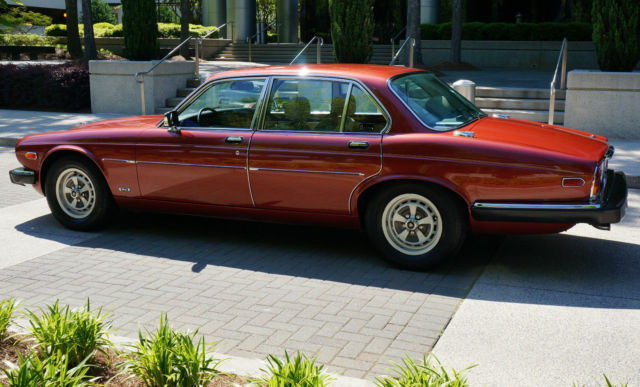 1986 Cranberry Red Jaguar XJ6 Sedan
