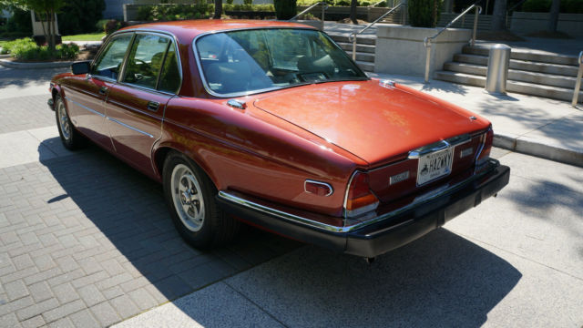 1986 Cranberry Red Jaguar XJ6 Sedan