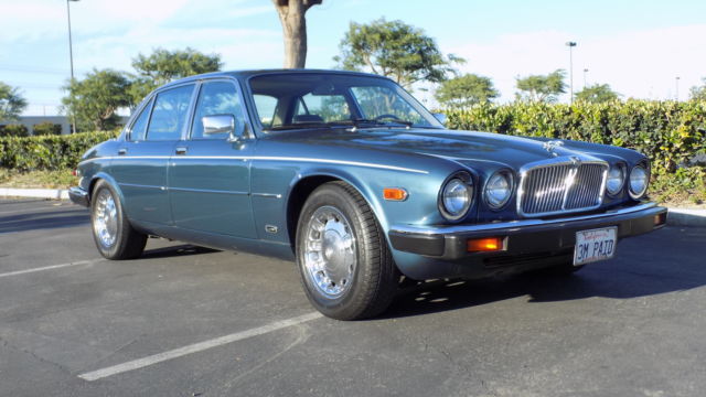 1986 Blue Jaguar XJ6 Sedan