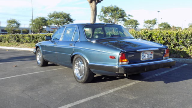 1986 Blue Jaguar XJ6 Sedan