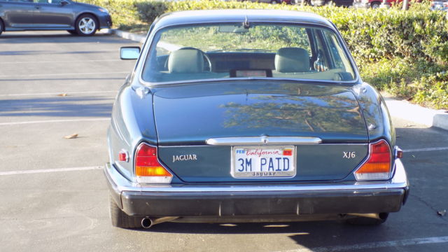 1986 Blue Jaguar XJ6 Sedan