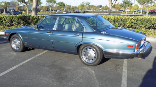 1986 Blue Jaguar XJ6 Sedan