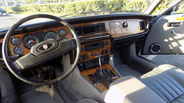 1986 Blue Jaguar XJ6 Sedan