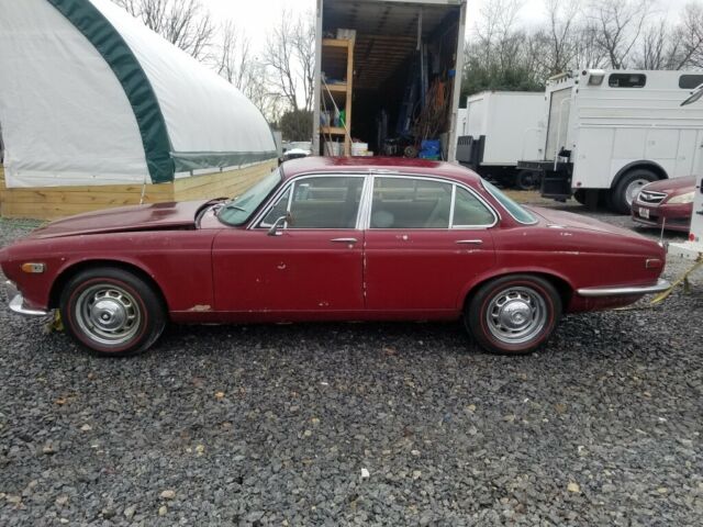 1971 Burgundy Jaguar XJ6 Sedan