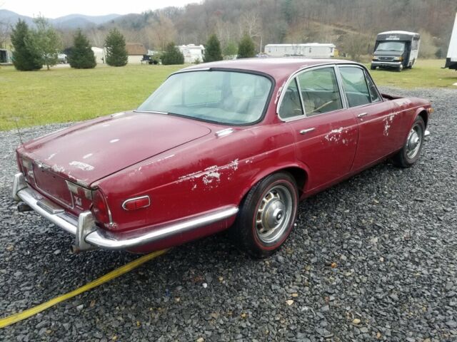 1971 Burgundy Jaguar XJ6 Sedan