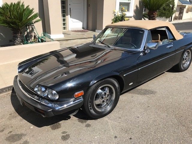 1988 Black Jaguar XJS Convertible