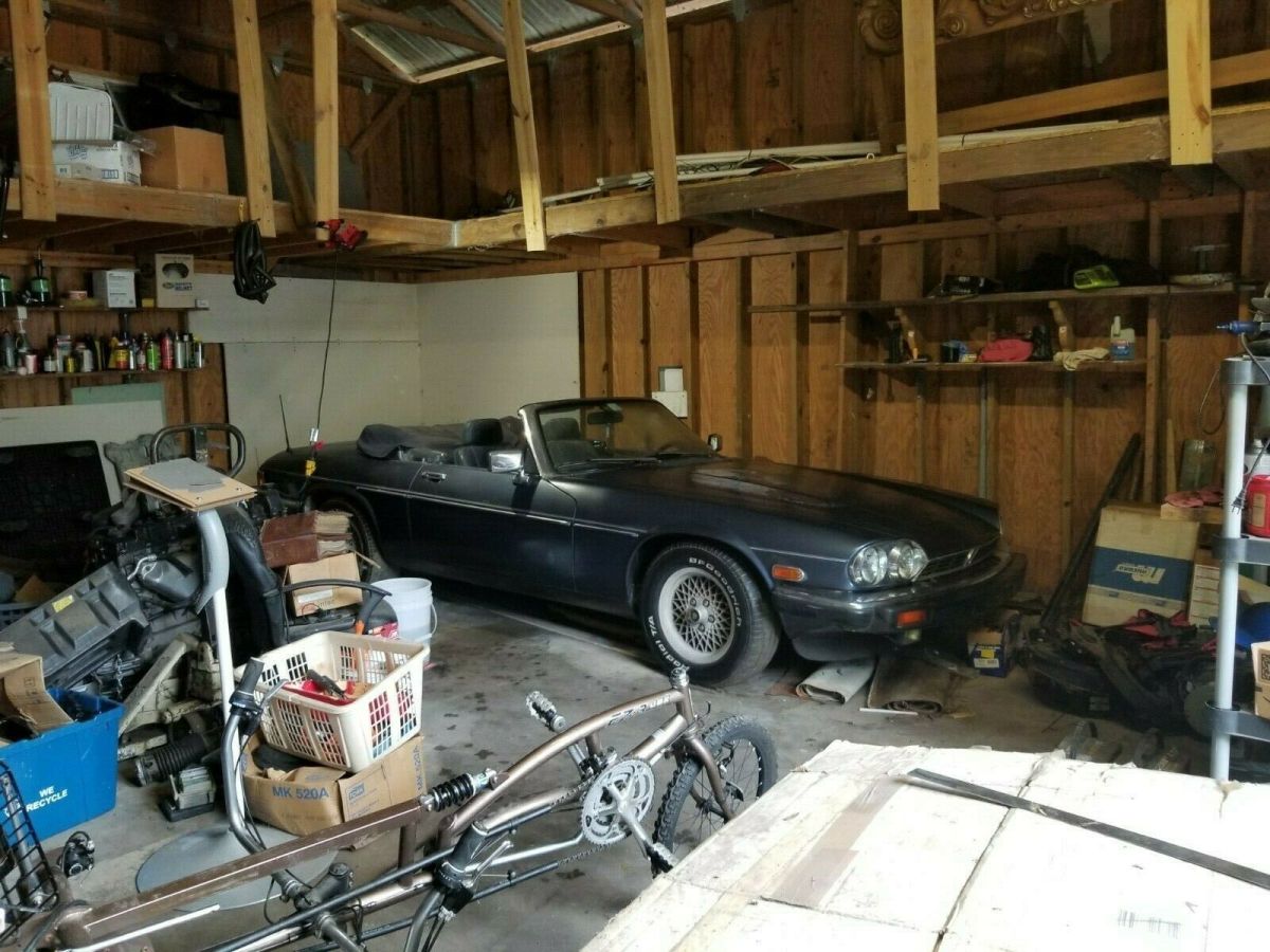 1989 Blue Jaguar XJS Convertible