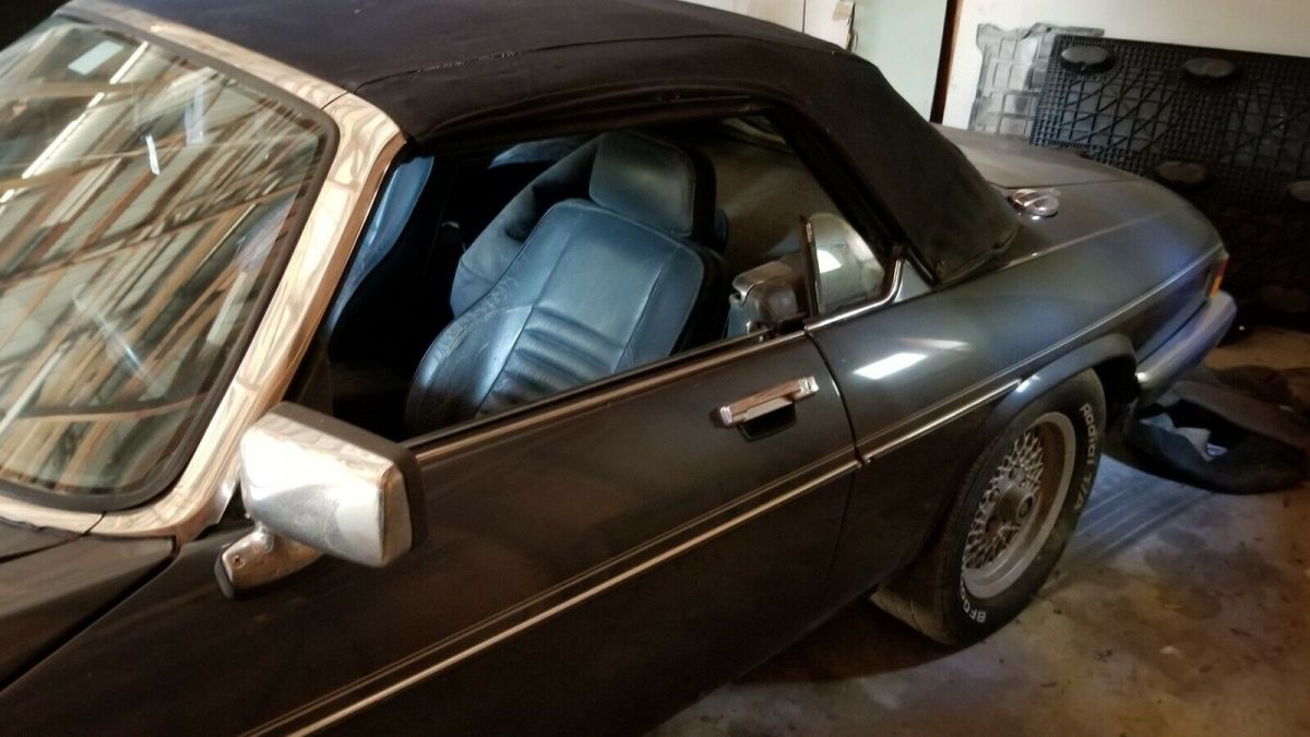 1989 Blue Jaguar XJS Convertible