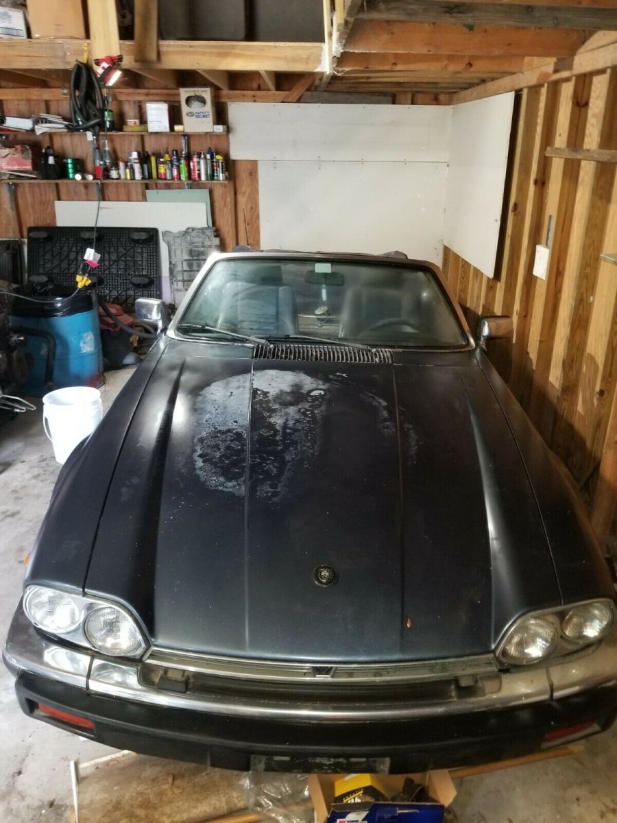 1989 Blue Jaguar XJS Convertible