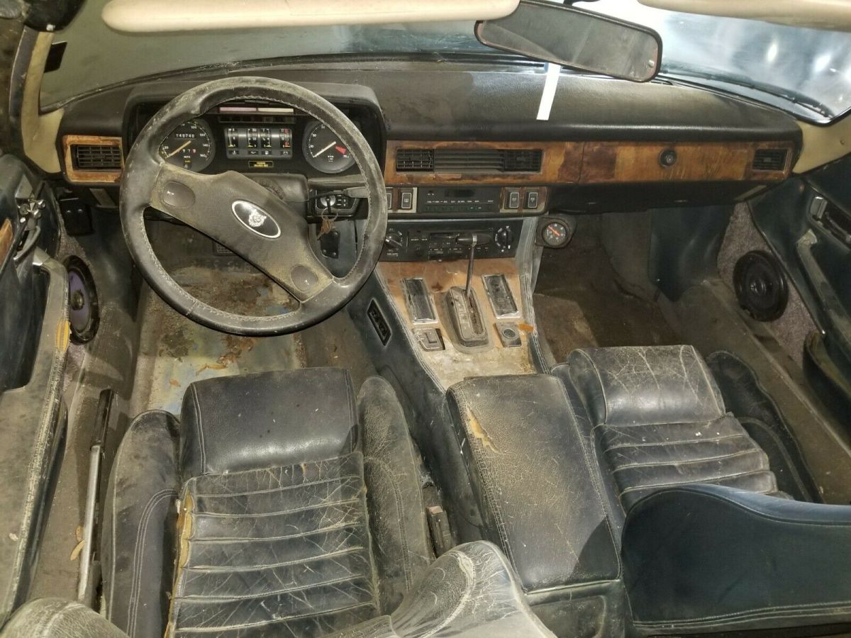 1989 Blue Jaguar XJS Convertible