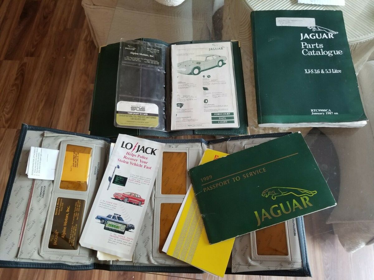 1989 Blue Jaguar XJS Convertible