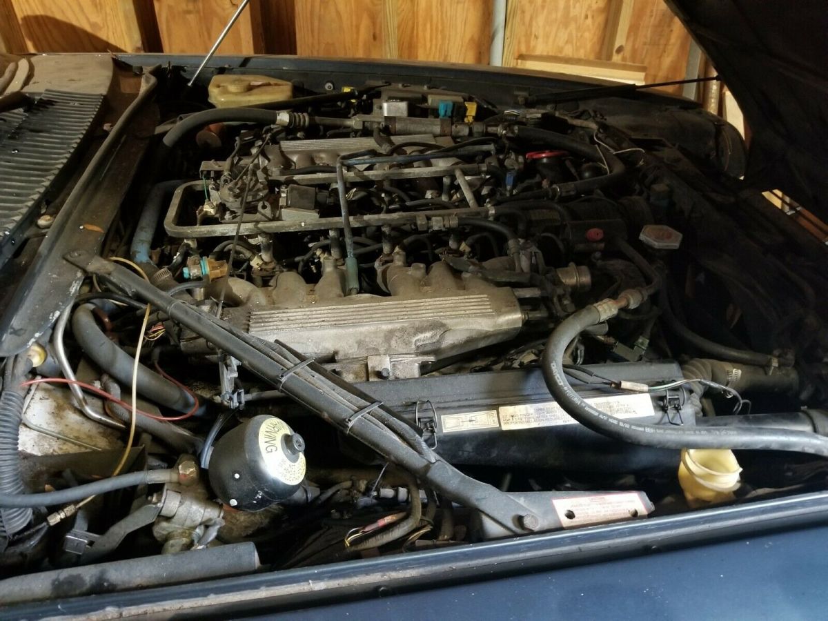 1989 Blue Jaguar XJS Convertible