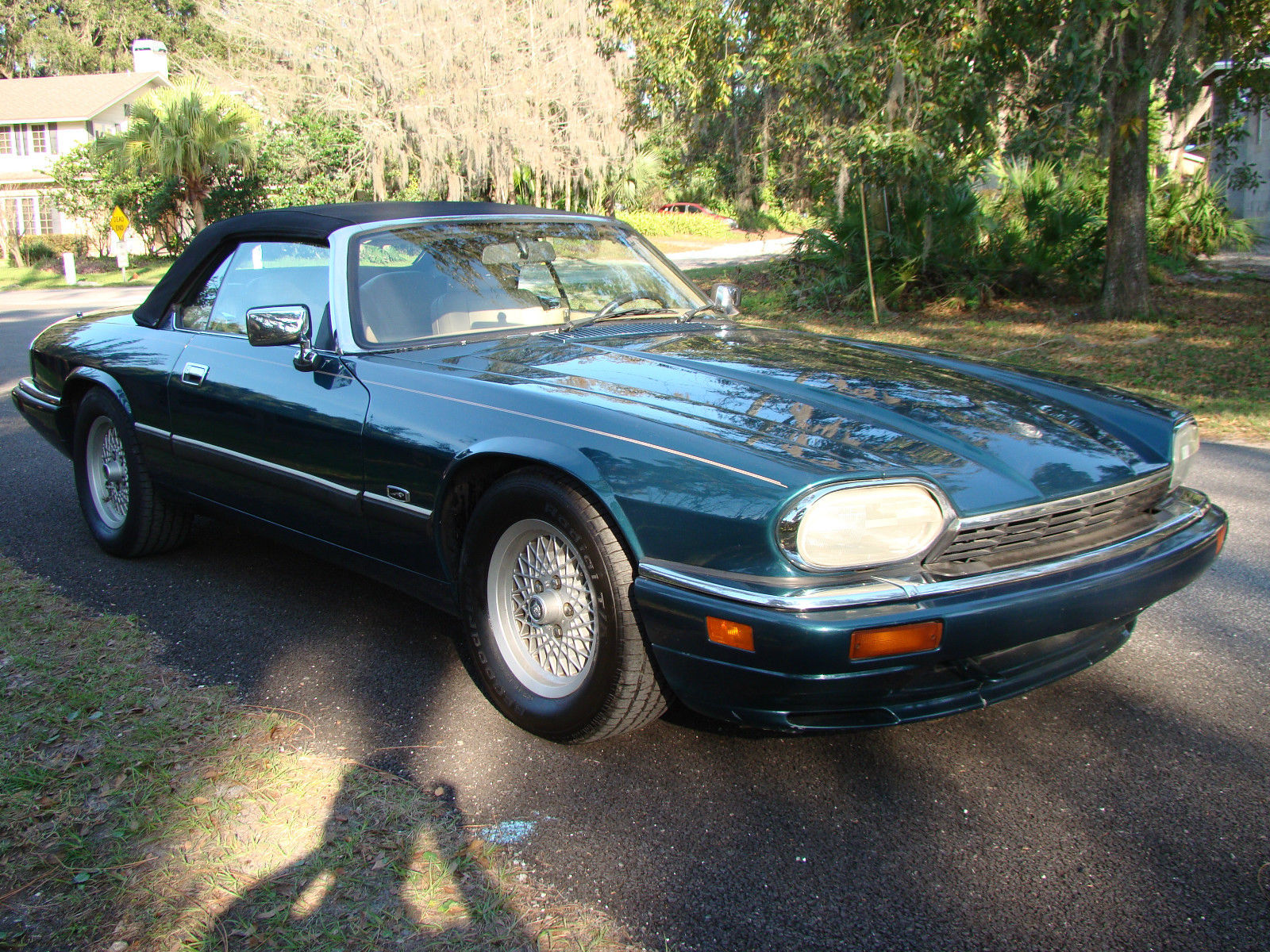 1994 BLUE/GREEN Jaguar XJS Convertible