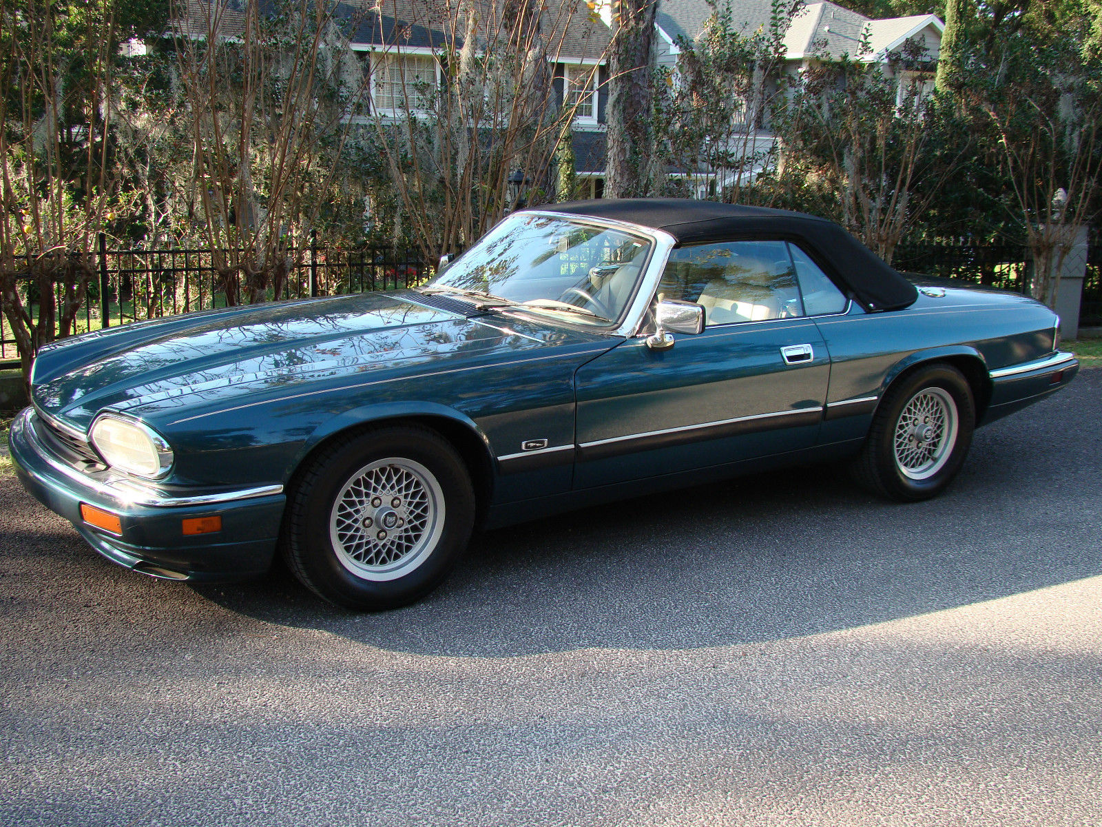 1994 BLUE/GREEN Jaguar XJS Convertible