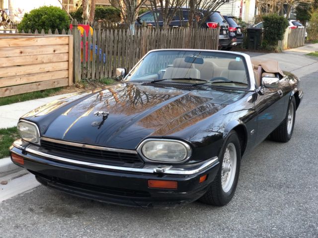 1994 Black Jaguar XJS Convertible