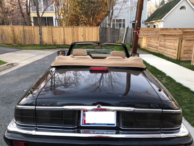 1994 Black Jaguar XJS Convertible
