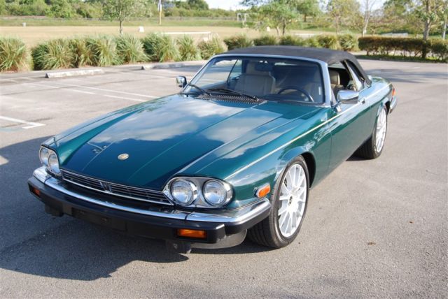 1991 British Racing Green Jaguar XJS Convertible