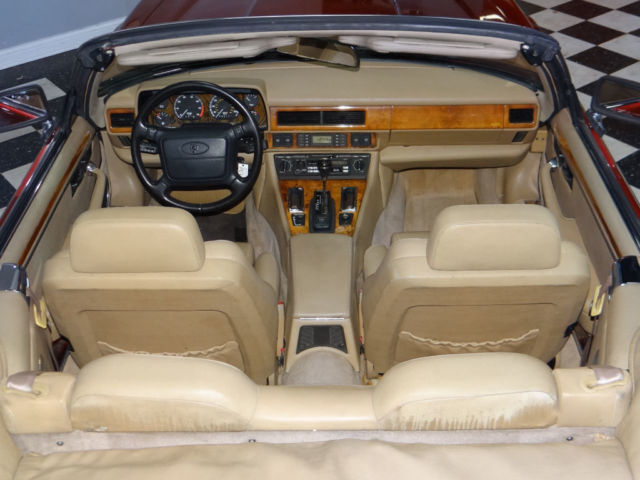 1994 Burgundy Jaguar XJS Convertible