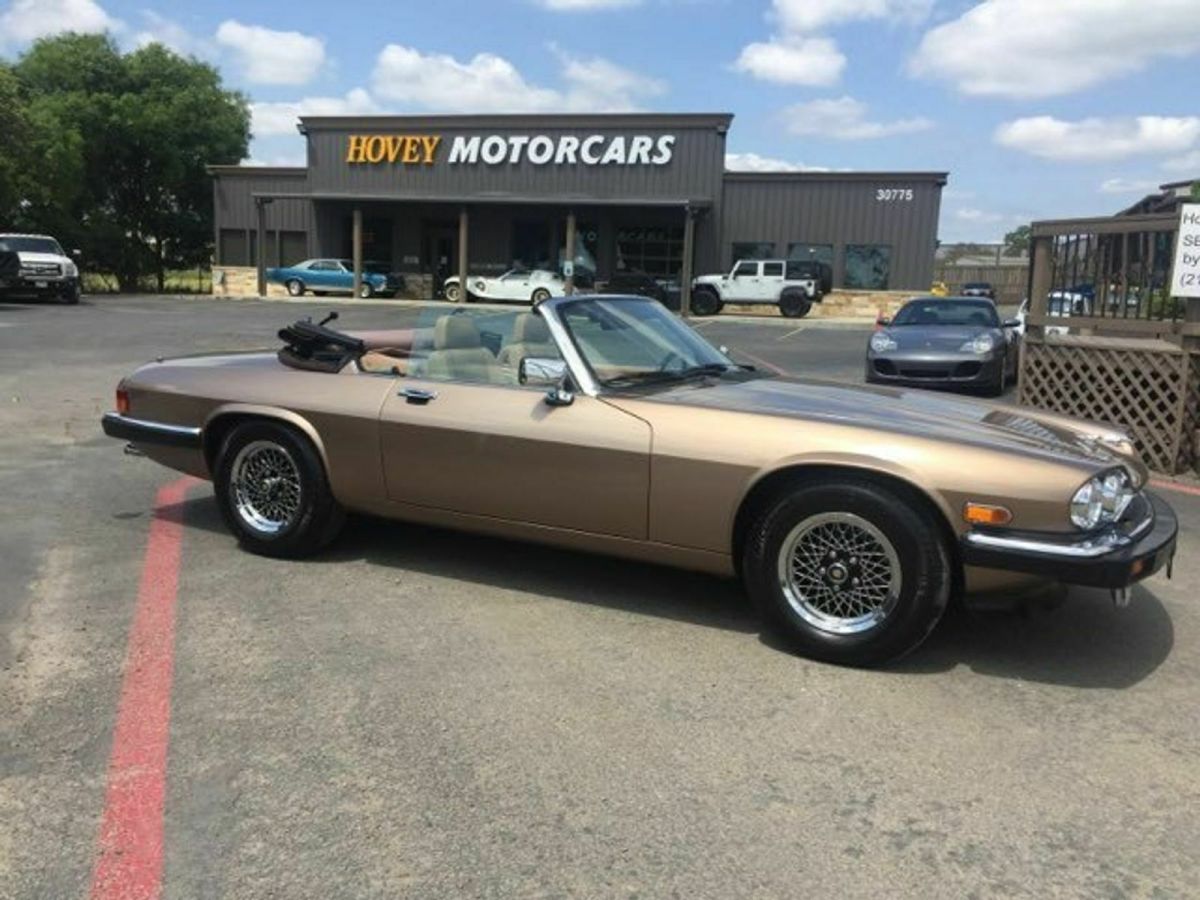 1990 Brown Jaguar XJ Convertible