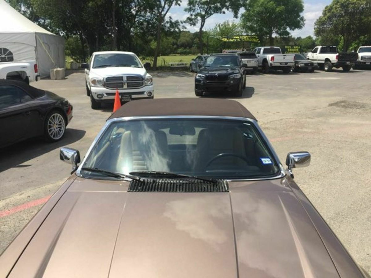 1990 Brown Jaguar XJ Convertible