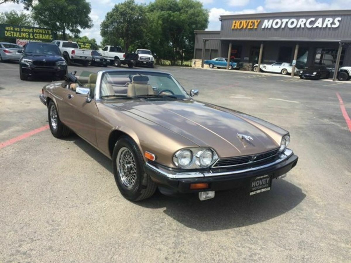 1990 Brown Jaguar XJ Convertible