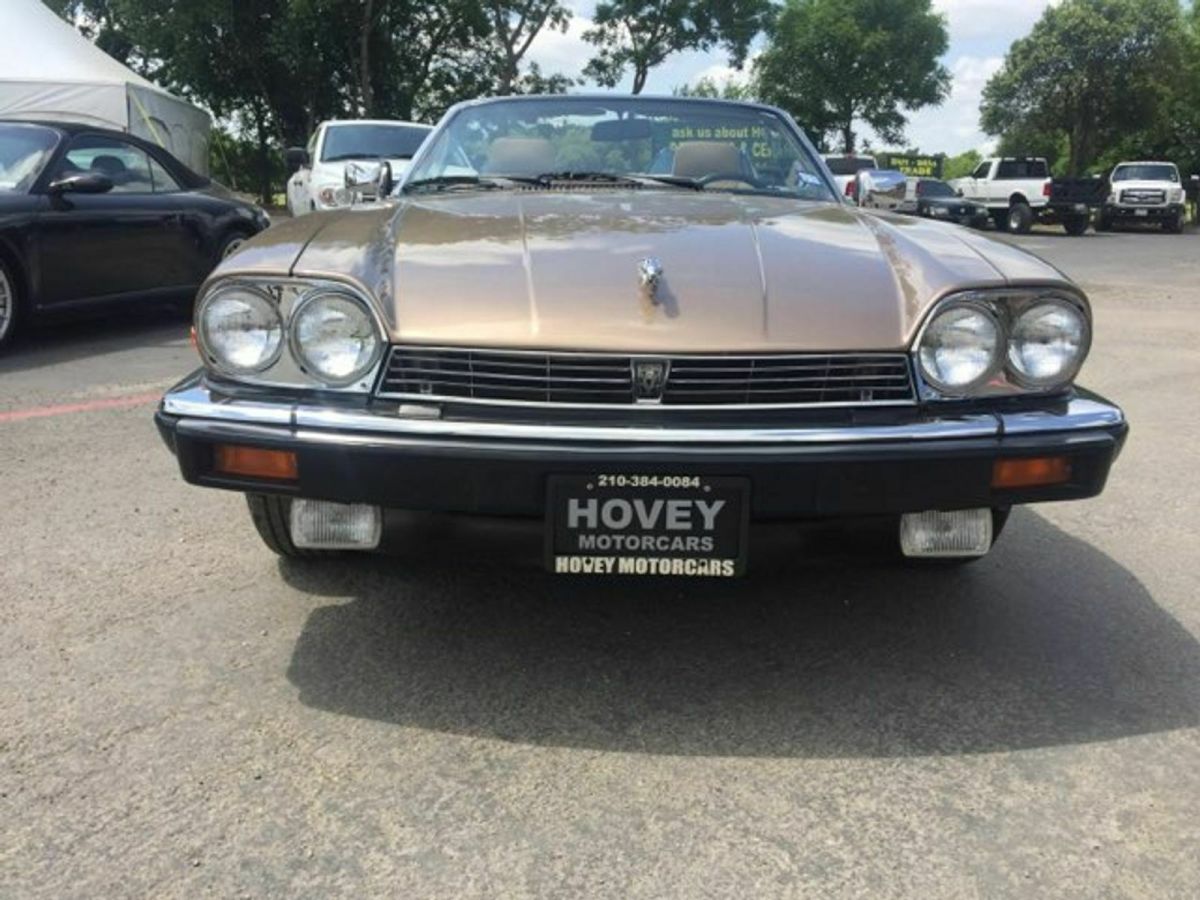 1990 Brown Jaguar XJ Convertible