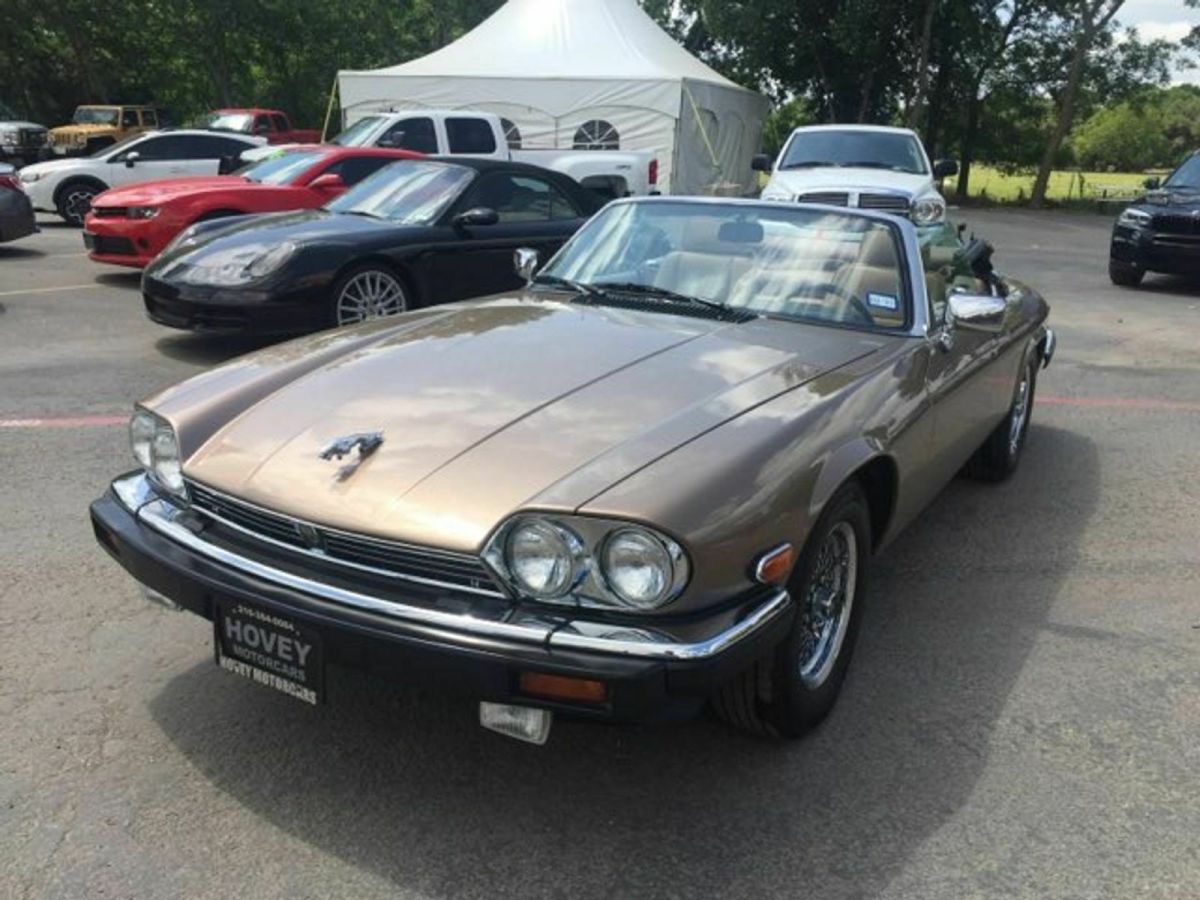 1990 Brown Jaguar XJ Convertible