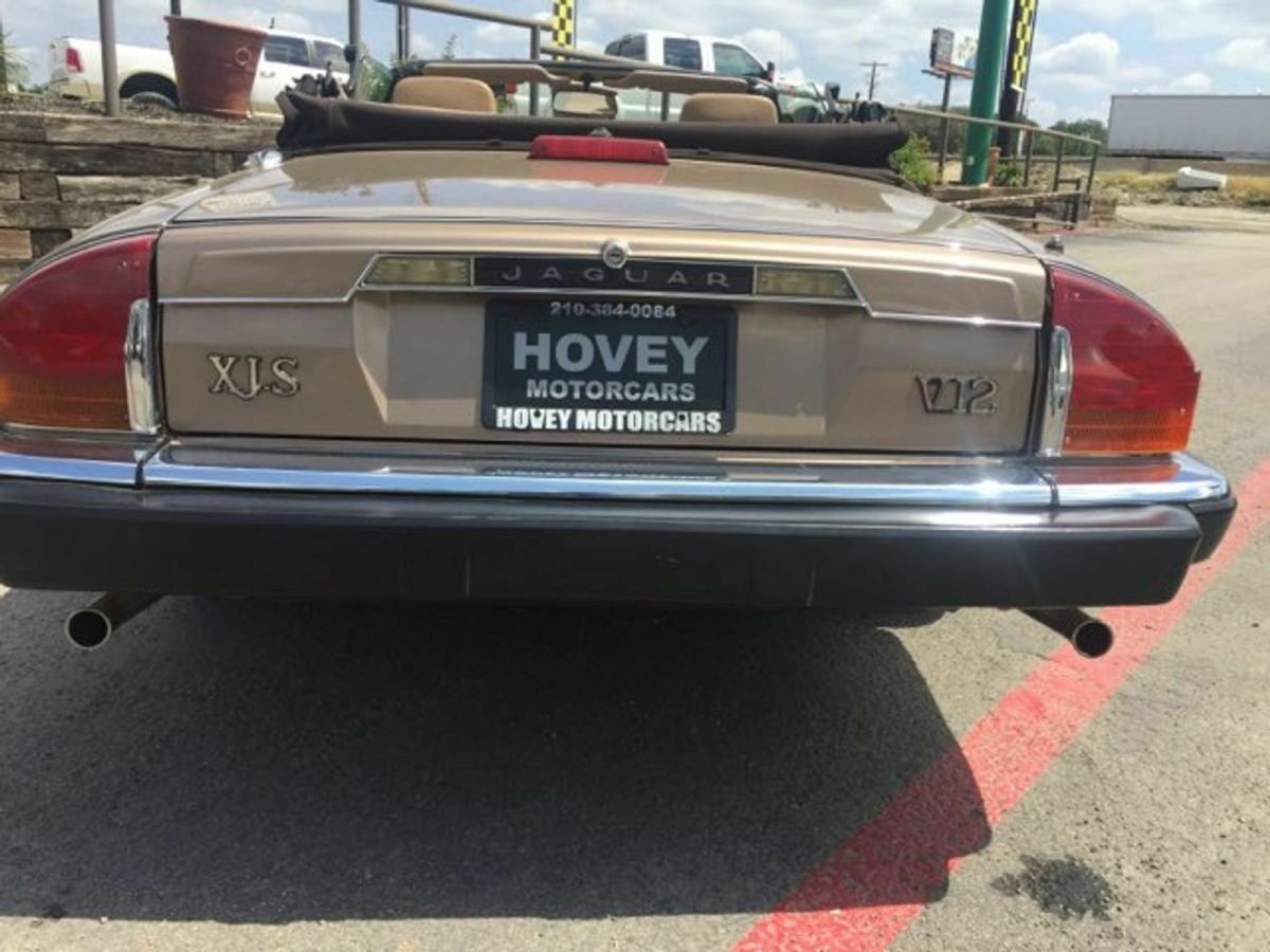 1990 Brown Jaguar XJ Convertible