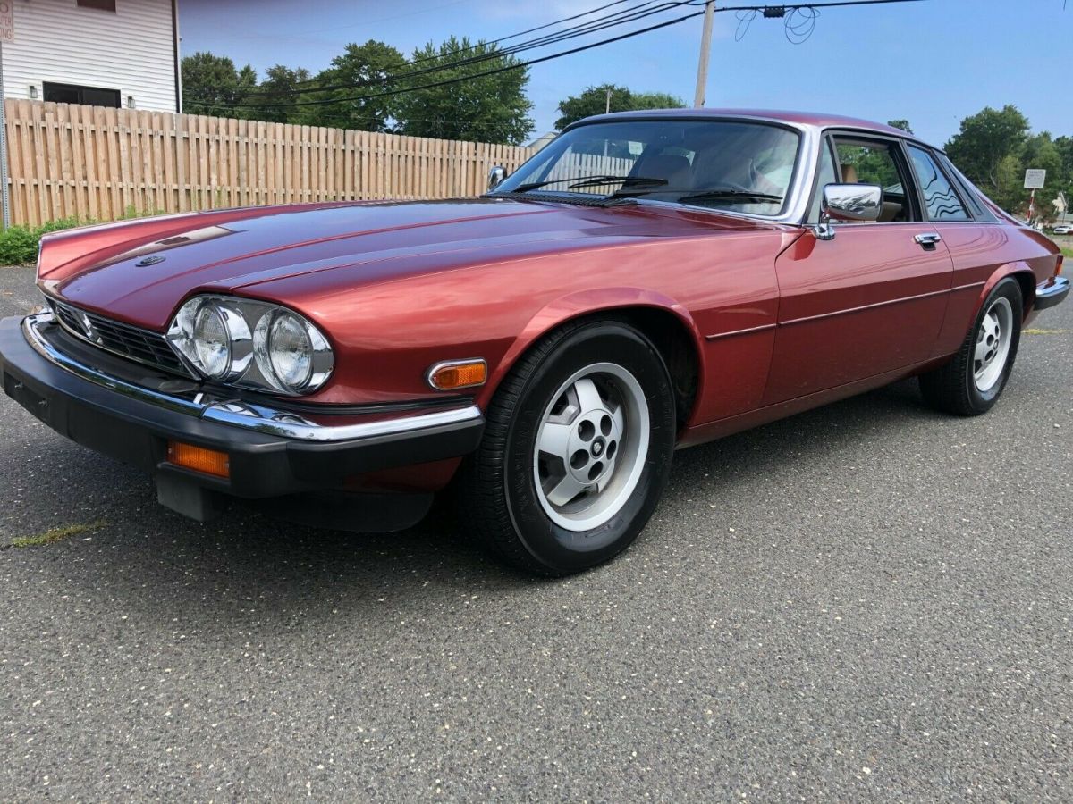 1984 Burgundy Jaguar XJ Coupe