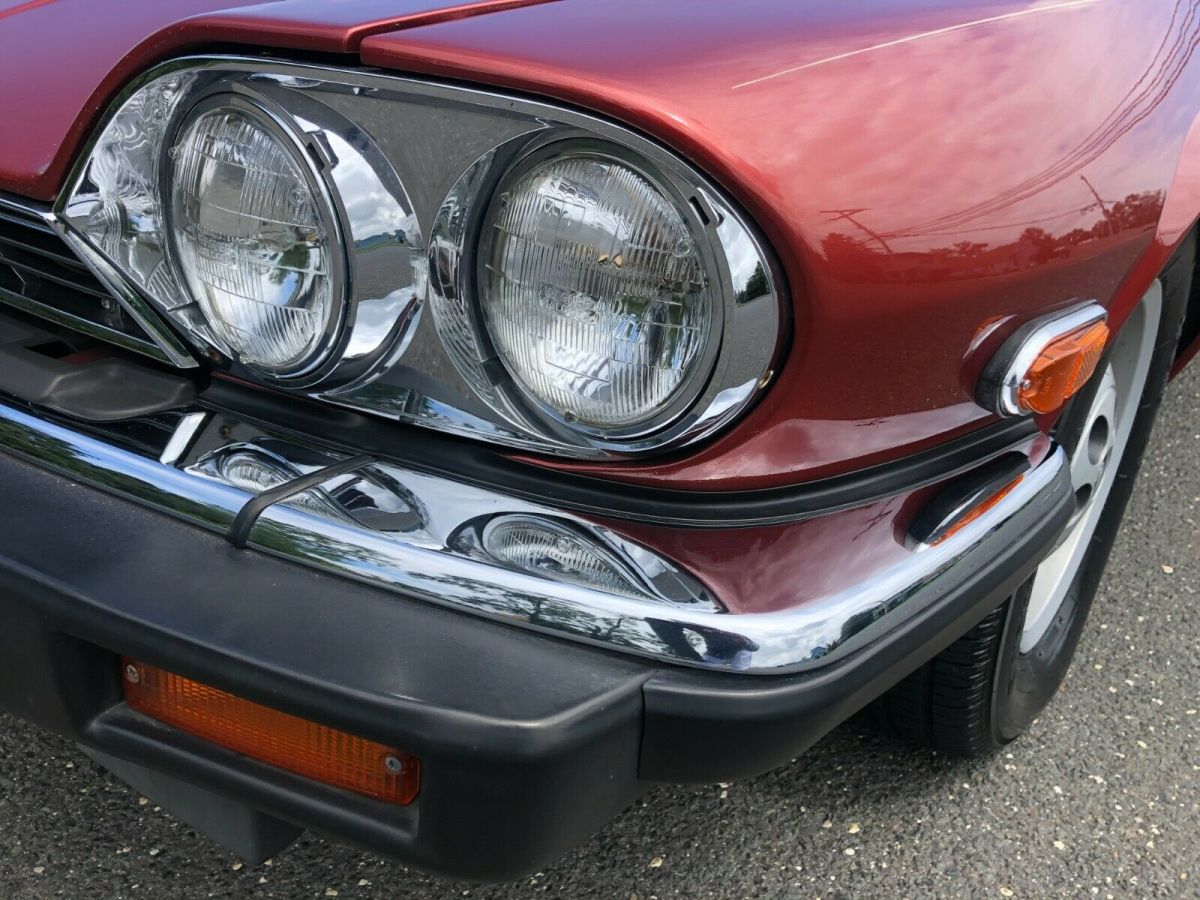 1984 Burgundy Jaguar XJ Coupe
