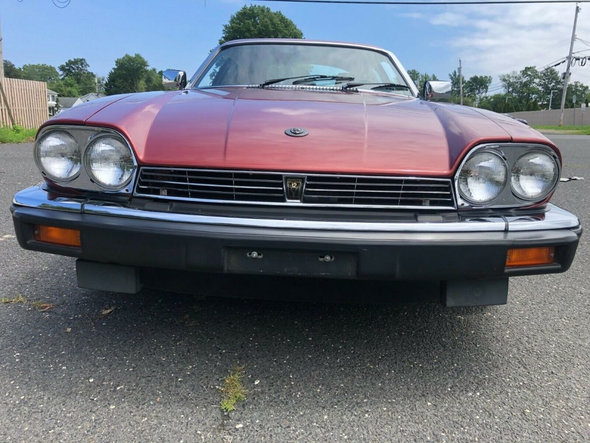 1984 Burgundy Jaguar XJ Coupe